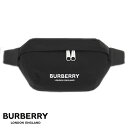 ウエストバッグ BURBERRY　バーバリー　8049095　A1189　ウエストバッグ　ボディバッグ MD SONNY バムバッグ 斜め掛け　ブラック メンズ レディース ユニセックス 【送料無料】