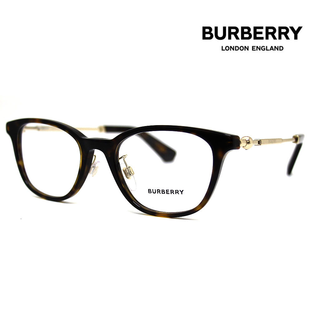 BURBERRY バーバリー BE2423D 3002 50 OPTICS 伊達眼鏡 メガネフレーム アイウェア パントスシェイプ レディース 女性用 ダークハバナ ローブリッジフィット 正規品 新品 【送料無料】