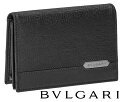 ブルガリ 名刺入れ（メンズ） BVLGARI ブルガリ 284223 セルペンティ SERPENTI スカリエ マン カードケース 名刺入れ カードホルダー ブラック 新品 メンズ ギフト【送料無料】