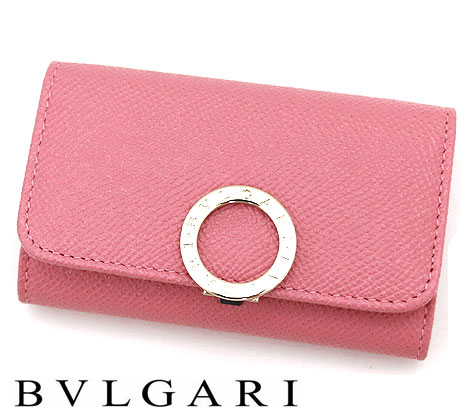 ブルガリ キーケース BVLGARI　ブルガリ　287263 ブルガリ・ブルガリ　キーホルダー　6連キーケース　キャンディ クォーツ ピンク 【送料無料】