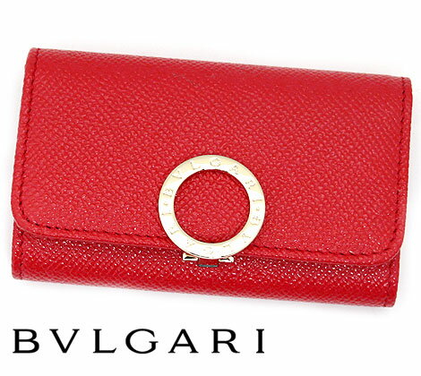 BVLGARI　ブルガリ　288156 ブルガリ・ブルガリ　キーホルダー　6連キーケース　SEA STAR CORAL / PINK SPINEL　シースターコーラルレッド