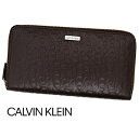 Calvin Klein@JoNC@74287@LEATHER ZIP AROUND WALLET@Kt@Eht@Xi[z@uE Y jp Mtg v[g yz