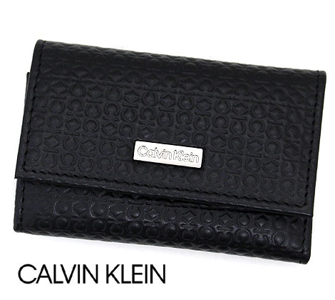 カルバンクライン キーケース（メンズ） Calvin Klein カルバンクライン 31CK170001 6連 キーケース ブラック 新品 メンズ ギフト 【送料無料】