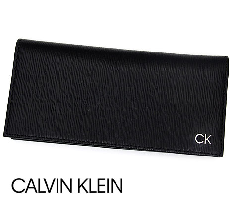 カルバン・クライン 長財布 メンズ Calvin Klein　カルバンクライン　31CK190003　小銭入れ付　長財布　ブラック メンズ 男性用 ギフト プレゼント 【送料無料】