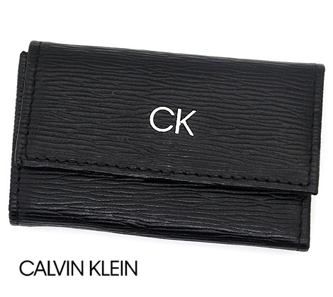 カルバンクライン キーケース（メンズ） Calvin Klein カルバンクライン 31CK170002 6連 キーケース ブラックメンズ 新品 ギフト【送料無料】