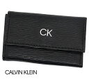 カルバンクライン キーケース（メンズ） Calvin Klein　カルバンクライン　31CK170002　6連 キーケース　ブラック 【送料無料】