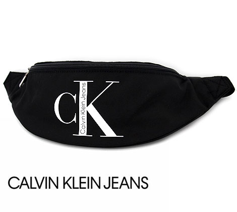 楽天ジュエリーセキネCalvin Klein Jeans　カルバンクライン ジーンズ　K50K509830 BDS SPORT ESSENTIALS WAISTBAG　メンズ　ボディバッグ　ウエストバッグ　ブラック【送料無料】