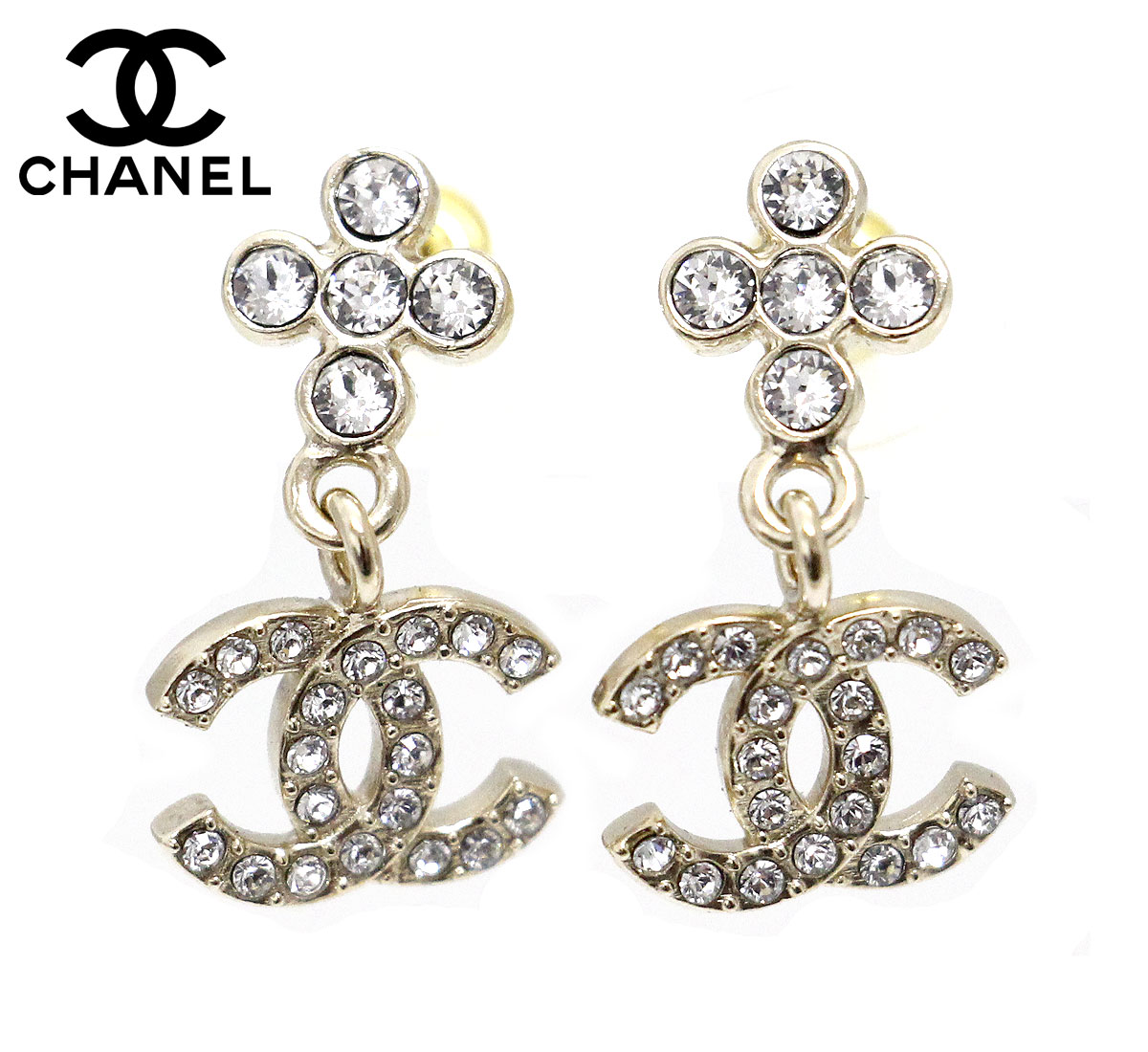 シャネル ピアス（レディース） CHANEL シャネル ABB317 B13555 NQ111 ピアス アクセサリー フラワー ココマーク CCマーク ゴールド 箱付き　新品　ラッピング無料【送料無料】