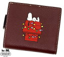 COACH アウトレット コーチ CF252 IMMZI PEANUTS コラボ SNOOPY スヌーピー スナップ ウォレット 二つ折り財布 コンパクト財布 ミニ財布 小銭入れ付 ワインマルチ 【送料無料】