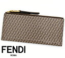 FENDI　フェンディ　8M0405 AHM1 F1FNK　FFロゴ　レザー　ロング ウォレット　小銭入れ付き　二つ折り長財布　レディース　ブラウン【送料無料】