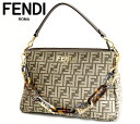 フェンディ ハンドバッグ FENDI フェンディ 8BR805 ALFV F1IQU FFロゴ ズッカ柄 2WAYバッグ ハンドバッグ 肩掛け ショルダーバッグ レディース ベージュ 新品【送料無料】