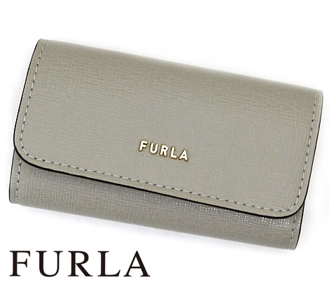 FURLA フルラ RAC5UNO B30000 0718S BABYLON KEYCASE バビロン 4連 キーケース キーフック付き MARMO c BALLERINA i グレー系 ベージュ系【送料無料】