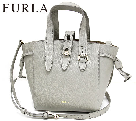 フルラ ハンドバッグ（レディース） FURLA フルラ BASRFUA HSF000 M7Y00　NET MINI TOTE ショルダーバッグ ハンドバッグ MERMOc グレー系 新品 レディース【送料無料】