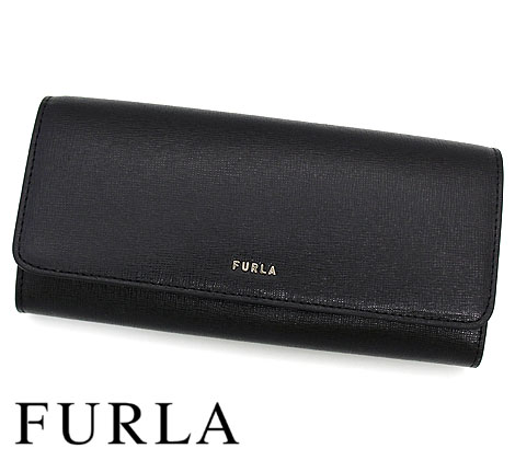 フルラ 革長財布 レディース FURLA フルラ　PCY3UNO B30000 O6000　バビロン 長財布 小銭入れ付 スリムウォレット BABYLON CONTINENTAL WALLET ブラック NERO【送料無料】