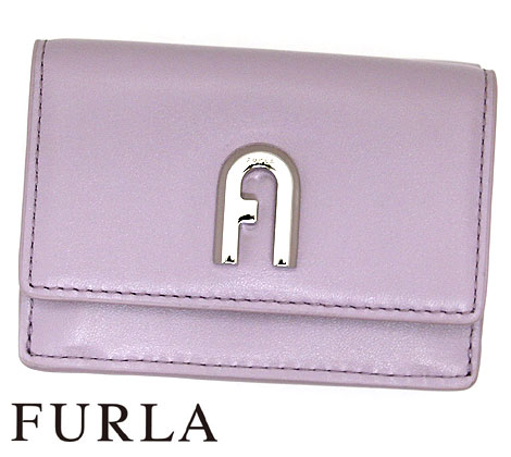 フルラ 小銭入れ レディース FURLA フルラ　WP00122 AX0733 IRI00　MOON COMPACT WALLET　ムーン　小銭入れ付 三つ折り財布　コンパクト財布　ミニ財布　IRIS　パープル系【送料無料】