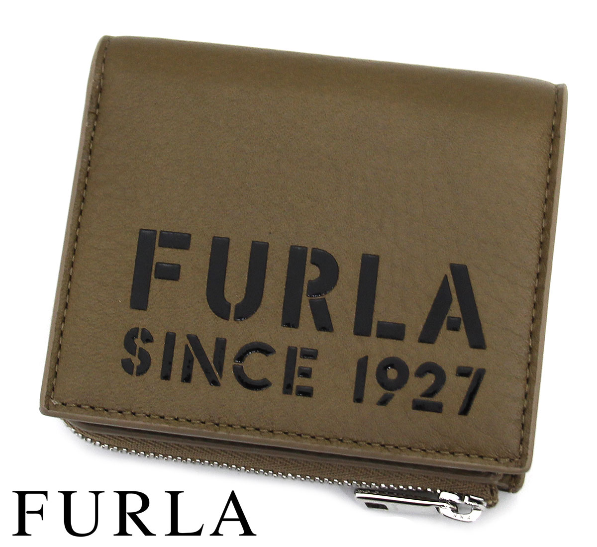 フルラ 革二つ折り財布 レディース FURLA フルラ MP00024 BX0364 FAN00 メンズ 二つ折り財布 小銭入れ付き テクニカル コンパクト ウォレット コンパクト財布 ブラウン系 FONGO 【送料無料】