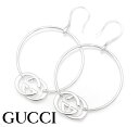 GUCCI グッチ 223322 J8400 8106 インターロッキングGG フックピアス ジプシー アクセサリー シルバー レディース 両耳用【送料無料】