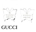 グッチ ピアス（レディース） GUCCI グッチ 223985 J8400 8106 TRADEMARK バタフライ 蝶 スタッドピアス アクセサリー シルバー レディース 両耳用【送料無料】