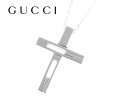 GUCCI グッチ 228364 J8400 8106 カットアウト Gクロス 十字架 ネックレス ペンダント アクセサリー シルバー メンズ レディース ユニセックス【送料無料】