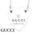 GUCCI グッチ 223512 J8400 8106 ハート トレードマーク ネックレス ペンダント アクセサリー シルバー メンズ レディース ユニセックス...