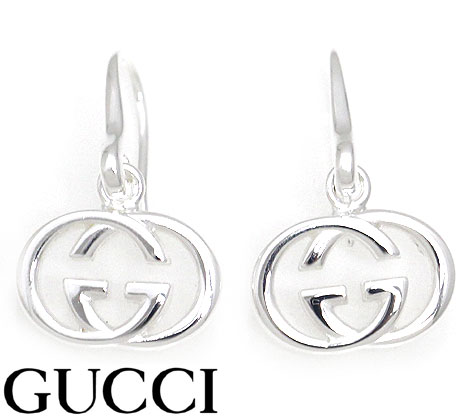 グッチ ピアス（レディース） GUCCI グッチ 223321 J8400 8106 インターロッキングGG フックピアス ジプシー アクセサリー シルバー レディース 両耳用【送料無料】