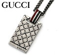 GUCCI グッチ 310481 J89L0 8518 ディアマンテ ネックレス ペンダント アクセサリー シルバー メンズ 【送料無料】