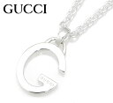 GUCCI グッチ 233936 J8400 8106 Gロゴ プレート G CHARLOTTE ネックレス ペンダント アクセサリー スターリングシルバー メ...