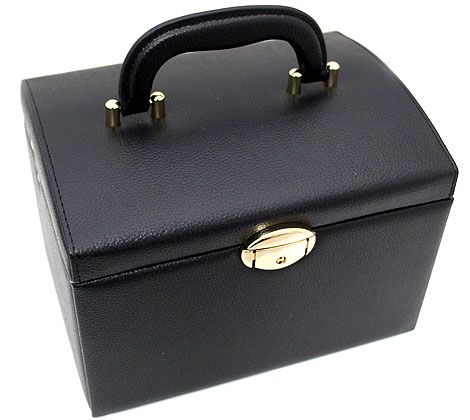 ジュエリーボックス　JewelryBox　宝石箱　JB-8200 ブラック×ゴールド【送料無料】