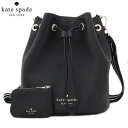 ケイト・スペード ニューヨーク 革小銭入れ レディース kate spade ケイトスペード KA987 001 バケット ショルダーバッグ ロージー レザー バケット 巾着 コインケース ブラック レディース 新品【送料無料】