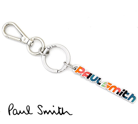 ポールスミス PaulSmith　ポールスミス　M1A KEYR GNLOGO 96　メンズ　キーリング　キーホルダー　マルチカラー【送料無料】