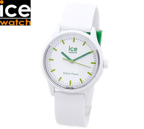 楽天ジュエリーセキネice watch アイスウォッチ 017762 腕時計 ICE SOLAR POWER ネイチャー メッシュストラップ ミディアム 40mm ソーラー ホワイト×グリーン メンズ レディース ユニセックス 正規品 【送料無料】