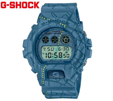 CASIO G-SHOCK DW-6900SBY-2JR カシオ 腕時計 TRESURE HUNT トレジャーハント 限定モデル デジタル クオーツ ブルー 【送料無料】