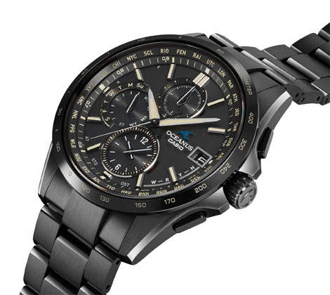 CASIO　OCEANUS　OCW-T2600JB-1AJF　カシオ　オシアナス Classic Line 腕時計 アナログ ソーラー電波 チタン マルチバンド6　ブラック メンズ　男性用 【送料無料】