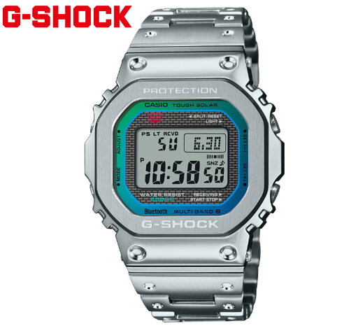 CASIO G-SHOCK GMW-B5000PC-1JF カシオ 腕時計 FULL METAL フルメタル ソーラー電波 モバイルリンク Bluetooth シルバー レインボー 【送料無料】 CASIO G-SHOCK GMW-B5000PC-1JF カシオ 腕時計 FULL METAL フルメタル ソーラー電波 モバイルリンク Bluetooth シルバー レインボー 【送料無料】