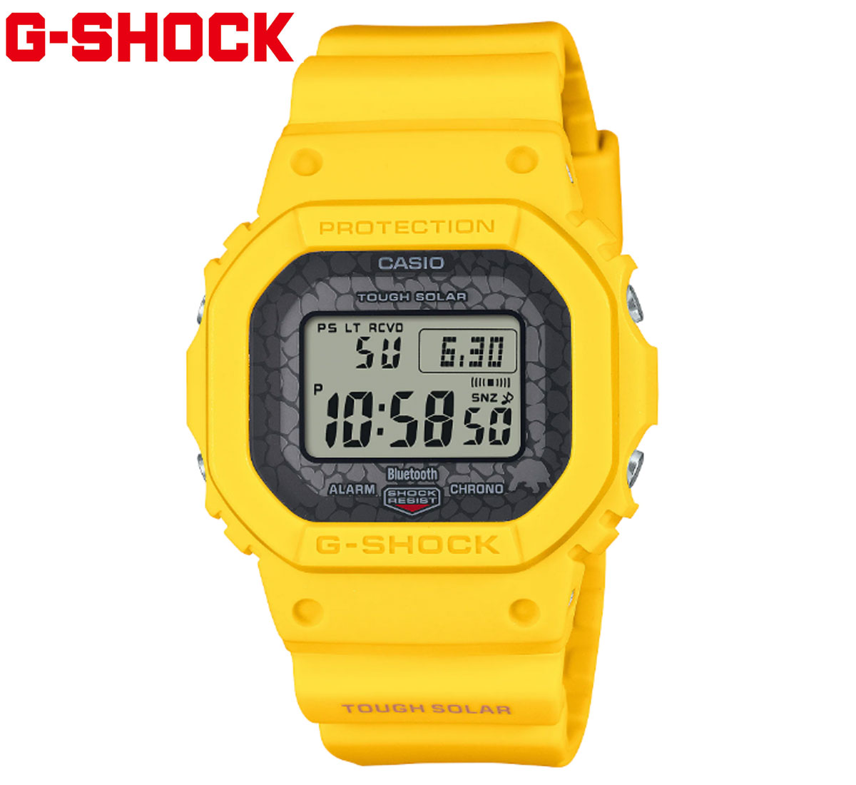 CASIO G-SHOCK GW-B5600CD-9JR　カシオ　腕時計 Charles Darwin Foundation コラボモデル ガラパゴスゾウガメ ガラパゴス諸島 ソーラー 電波時計 デジタル イエロー 【送料無料】