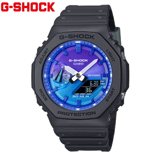 CASIO G-SHOCK GA-2100FL-1AJF カシオ 腕時計 Flame inside シリーズ メンズ 男性用 アナログデジタル 八角形 オクタゴン ブラック ブルー 【送料無料】 CASIO G-SHOCK GA-2100FL-1AJF カシオ 腕時計 Flame inside シリーズ メンズ 男性用 アナログデジタル 八角形 オクタゴン ブラック ブルー 【送料無料】