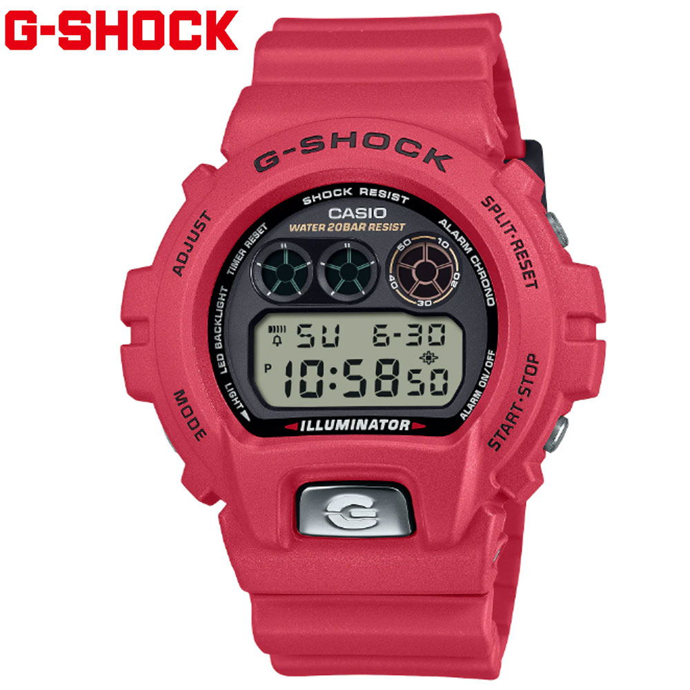CASIO G-SHOCK DW-6900TR-4JR カシオ 腕時計 6900シリーズ 30周年記念モデル 三つ目モデル デジタル メンズ レディース ユニセックス レッド 新品 【送料無料】