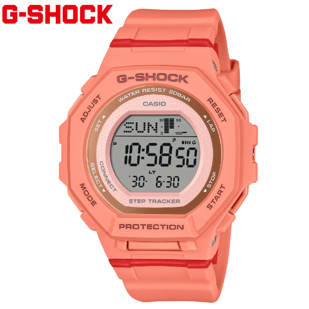 CASIO G-SHOCK GMD-B300SC-4JF カシオ WOMEN 腕時計 女性用 デジタル Bluetooth 歩数計測 モバイルリンク ピンク 新品 【送料無料】