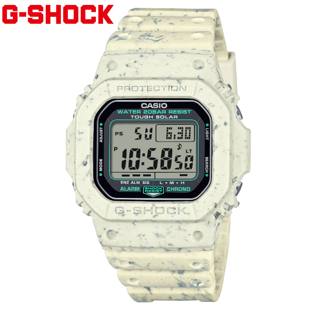 CASIO G-SHOCK G-5600BG-5JR カシオ 腕時計 ソーラー デジタル 5600シリーズ メンズ 男性用 ベージュ エコパッケージ 【送料無料】