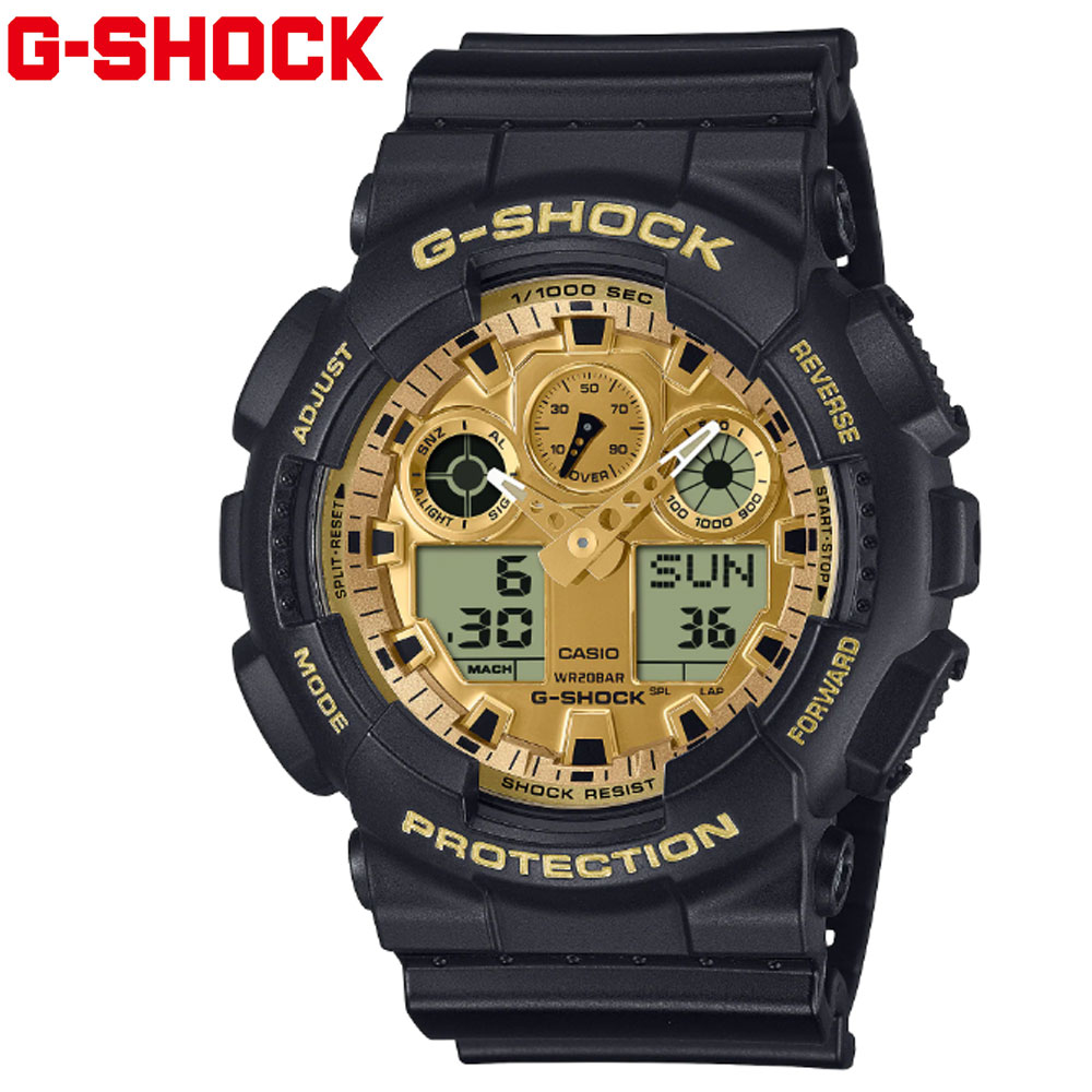 CASIO G-SHOCK GA-100GGB-1A9JF カシオ　腕時計 Black and Gold Series 耐磁時計 メンズ 男性用 アナロ..