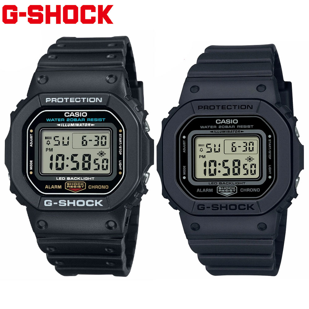 CASIO G-SHOCK DW-5600UE-1JF GMD-S5600BA-1JF　カシオ　5600シリーズ ペアウォッチ デジタル メンズ レディース　腕時計 ブラック ペアBOX 【送料無料】