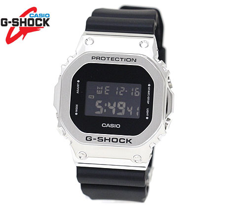 CASIO　G-SHOCK GM-5600-1JF　腕時計 カシオ　ORIGIN　オリジン スクエアデザイン デジタル　シルバー ブラック 【送料無料】