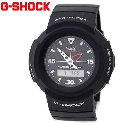 CASIO G-SHOCK AW-500E-1EJF カシオ 腕時計 デジアナ アナログ デジタル ブラック 【送料無料】