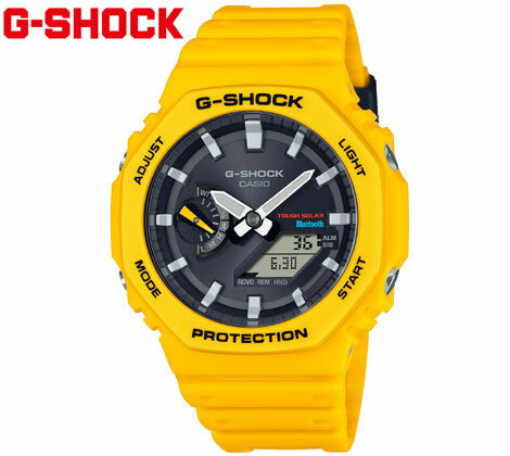 CASIO G-SHOCK GA-B2100C-9AJF　カシオ　腕時計 ソーラー Bluetooth対応 メンズ　デジタルアナログ カーボンコアガード構造　復刻カラー イエロー 