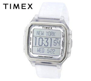 TIMEX タイメックス TW2U56300 腕時計 コマンドアーバン デジタル クリア スケルトン メンズ レディース ユニセックス シリコンバンド プレゼント ギフト 【送料無料】
