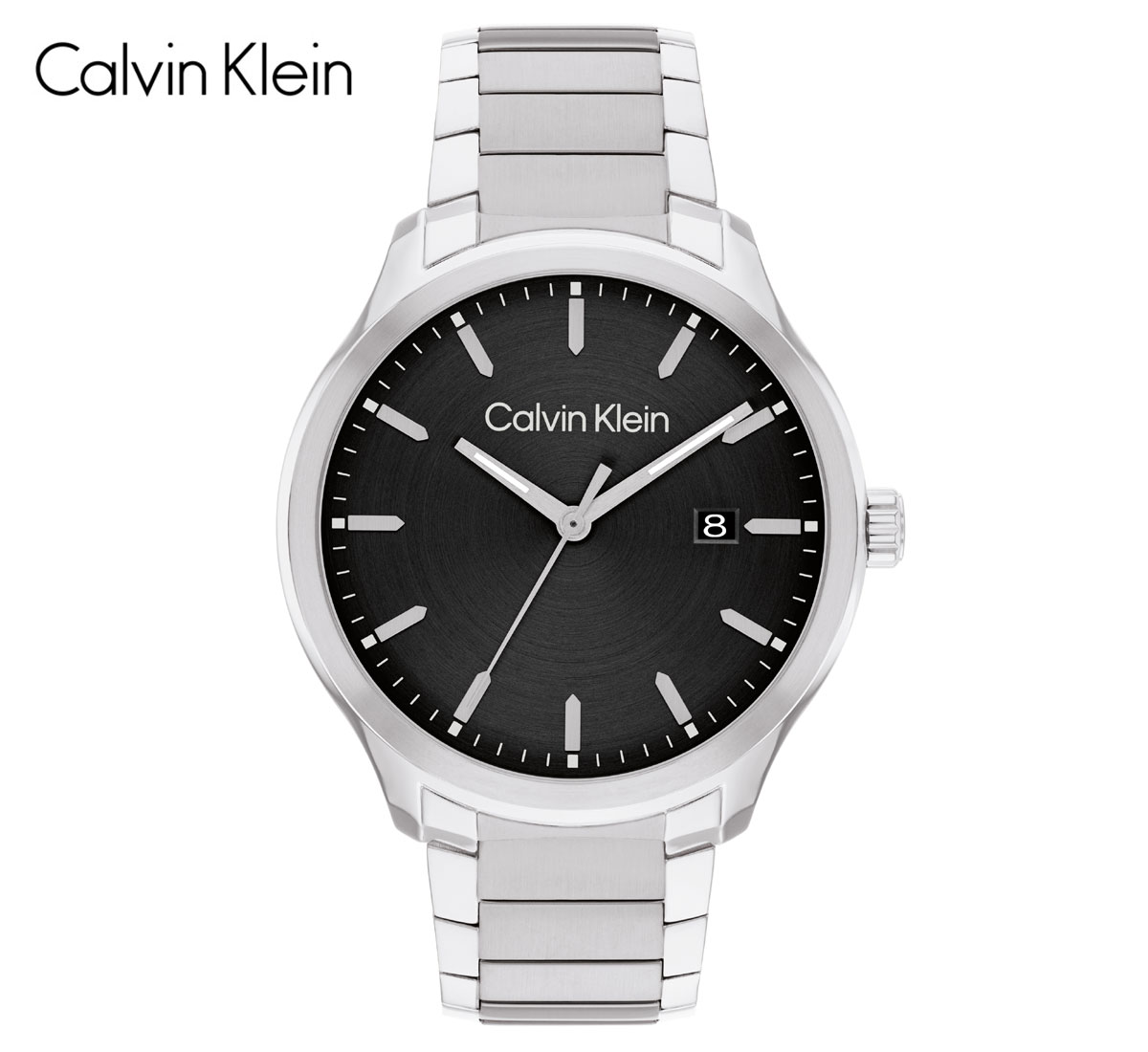 Calvin Klein カルバンクライン 25200348 腕時計 DEFINE ディファイン メンズ 男性用 アナログ クォーツ 3針モデル シルバー ブラック文字盤 シンプル ギフト プレゼント 【送料無料】