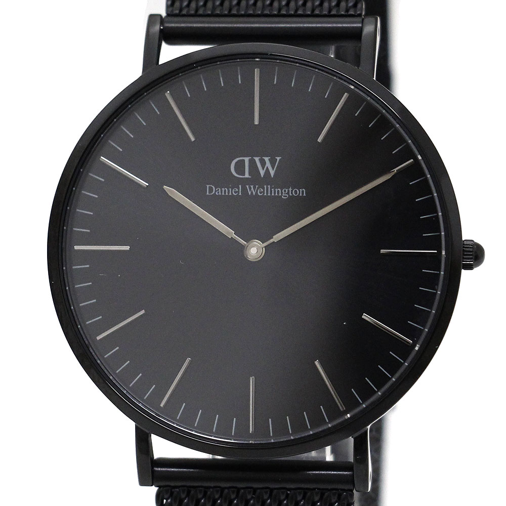 Daniel Wellington ダニエルウェリントン DW00100632 腕時計 Classic Mesh Onyx Black 40MMメッシュウォッチ アナログ クォーツ オニキスブラック 新品 【送料無料】