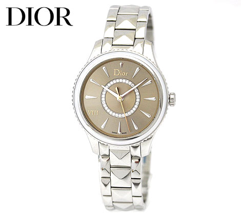 DIOR ディオール CD152110M008 VIII ディオール8 Montaigne モンテーニュ 腕時計 32MM クオーツ レディース ウォッチ ダイヤ入り シルバー×サンド文字盤 【送料無料】 DIOR ディオール CD152110M008 VIII ディオール8 Montaigne モンテーニュ 腕時計 32MM クオーツ レディース ウォッチ ダイヤ入り シルバー×サンド文字盤 【送料無料】