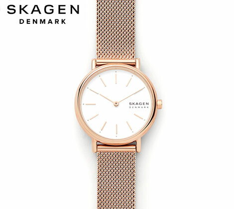 スカーゲン SKAGEN スカーゲン SKW2694 Signatur Lille SLIM シグニチャー ローズトーン スチール メッシュウォッチ レディース 腕時計 正規品 アナログ 【送料無料】