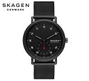 スカーゲン 腕時計（メンズ） SKAGEN スカーゲン SKW6892 KUPPEL 二針 サブセコンド ブラック ステンレススチール メッシュウォッチ メンズ 腕時計 正規品 アナログ 【送料無料】